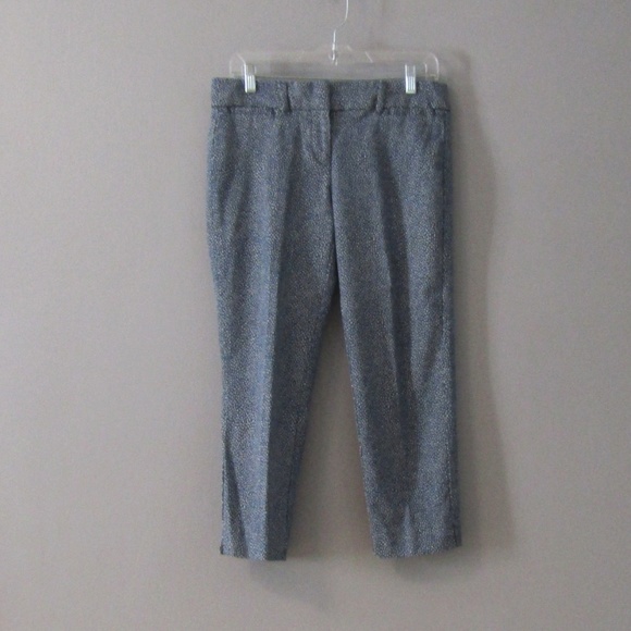 LOFT Marisa The Riviera Pant Blue White Size 4P - Picture 3 of 7